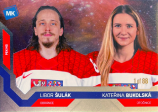 Libor Sulak a Katerina Bukolska Reprezentace Moje Karticky Narodni Tym 2021/22 MK Universe level 1 /88 #86