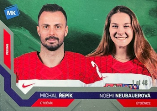 Michal Repik a Noemi Neubauerova Reprezentace Moje Karticky Narodni Tym 2021/22 MK Universe level 2 /46 #93