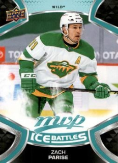 Zach Parise Minnesota Wild Upper Deck MVP 2021/22 Ice Battles #111