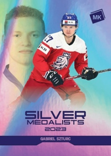 Gabriel Szturc Moje Karticky Narodni Tym 2022/23 MK Silver Medalists U20 2023