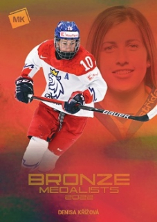 Denisa Krizova Reprezentace Moje Karticky Narodni Tym 2022/23 MK Bronze Medalists Women 2022 #13