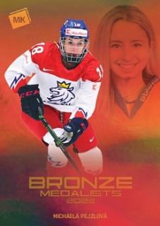 Michaela Pejzlova Reprezentace Moje Karticky Narodni Tym 2022/23 MK Bronze Medalists Women 2022 #20