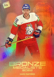 David Pastrnak Reprezentace Moje Karticky Narodni Tym 2022/23 MK Bronze Medalists Men 2022 #24