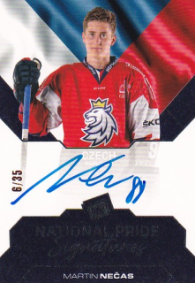 Martin Necas Reprezentace Moje Karticky Narodni Tym 2021/22 MK National Pride Signatures /35 #NPS-MN