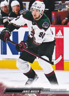 Janis Moser Arizona Coyotes Upper Deck 2022/23 Series 2 French #261