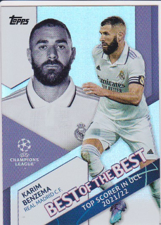Karim Benzema Real Madrid Topps UEFA Club Competitions 2022/23 Best of the Best #BB-01
