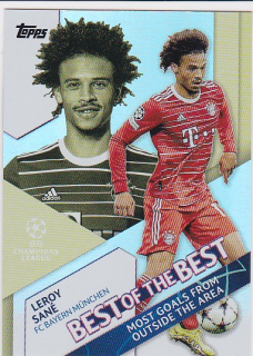 Leroy Sane Bayern Munchen Topps UEFA Club Competitions 2022/23 Best of the Best #BB-03