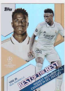 Vini Jr. Real Madrid Topps UEFA Club Competitions 2022/23 Best of the Best #BB-05