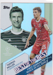 Thomas Muller Bayern Munchen Topps UEFA Club Competitions 2022/23 Best of the Best #BB-08