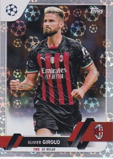 Olivier Giroud A.C. Milan Topps UEFA Club Competitions 2022/23 Starball Foil #79