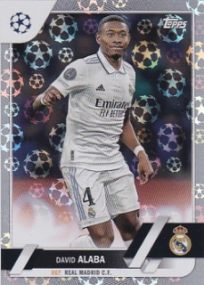 David Alaba Real Madrid Topps UEFA Club Competitions 2022/23 Starball Foil #82