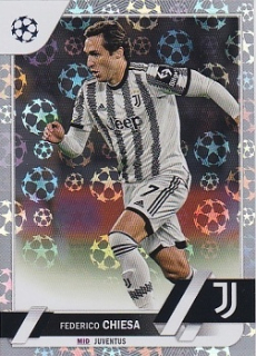 Federico Chiesa Juventus FC Topps UEFA Club Competitions 2022/23 Starball Foil #83