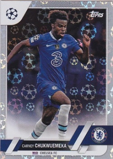 Carney Chukwuemeka Chelsea Topps UEFA Club Competitions 2022/23 Starball Foil #91