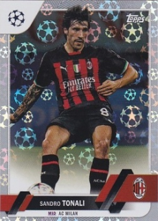 Sandro Tonali A.C. Milan Topps UEFA Club Competitions 2022/23 Starball Foil #128
