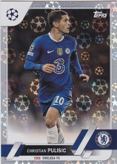 Christian Pulisic Chelsea Topps UEFA Club Competitions 2022/23 Starball Foil #144