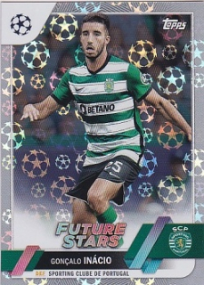 Goncalo Inacio Sporting CP Topps UEFA Club Competitions 2022/23 Starball Foil #160