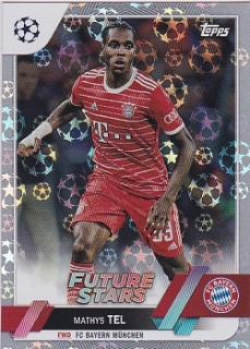 Mathys Tel Bayern Munchen Topps UEFA Club Competitions 2022/23 Starball Foil #197