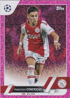 Francisco Conceicao AFC Ajax Topps UEFA Club Competitions 2022/23 Pink Sparkle #168
