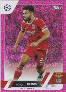 Goncalo Ramos SL Benfica Topps UEFA Club Competitions 2022/23 Pink Sparkle #181