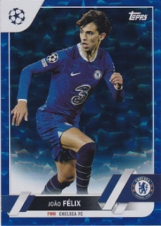 Joao Felix Chelsea Topps UEFA Club Competitions 2022/23 Icy Blue Foil /99 #70