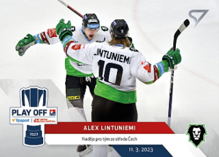 Alex Lintuniemi Mlada Boleslav Tipsport ELH 2022/23 SportZoo Extended Play Off Moments #PM-04