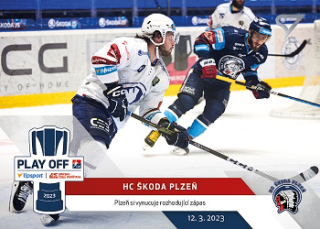 HC Skoda Plzen Plzen Tipsport ELH 2022/23 SportZoo Extended Play Off Moments #PM-05