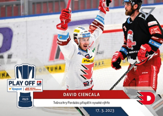 David Cienciala Pardubice Tipsport ELH 2022/23 SportZoo Extended Play Off Moments #PM-09