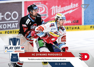 HC Dynamo Pardubice Pardubice Tipsport ELH 2022/23 SportZoo Extended Play Off Moments #PM-10
