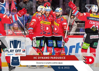 HC Dynamo Pardubice Pardubice Tipsport ELH 2022/23 SportZoo Extended Play Off Moments #PM-18