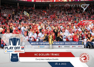 HC Ocelari Trinec Trinec Tipsport ELH 2022/23 SportZoo Extended Play Off Moments #PM-27