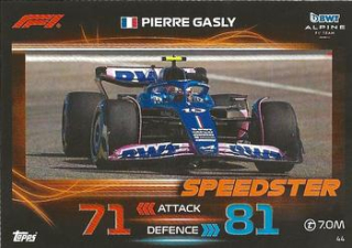 Pierre Gasly Alpine Topps F1 Turbo Attax 2023 #44