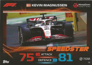 Kevin Magnussen Haas Topps F1 Turbo Attax 2023 #78
