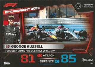 George Russell Mercedes-AMG Topps F1 Turbo Attax 2023 F1 Epic Moments #161