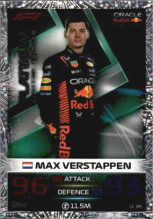 Max Verstappen Red Bull Topps F1 Turbo Attax 2023 Limited Edition #LE-03PL