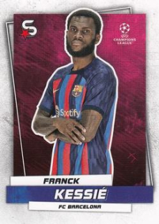 Franck Kessie FC Barcelona Topps UEFA Football Superstars 2022/23 #50