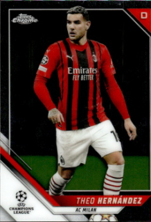 Theo Hernandez A.C. Milan Topps UEFA Champions League Chrome 2021/22 #2