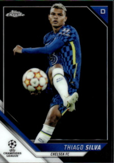 Thiago Silva Chelsea Topps UEFA Champions League Chrome 2021/22 #5