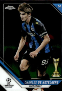 Charles De Ketelaere Club Brugge Topps UEFA Champions League Chrome 2021/22 #14