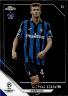 Giorgio Scalvini Atalanta BC Topps UEFA Champions League Chrome 2021/22 #15