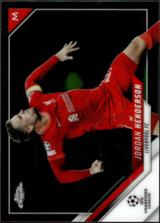 Jordan Henderson Liverpool Topps UEFA Champions League Chrome 2021/22 #16