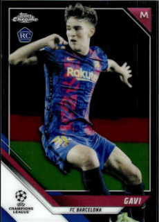 Gavi FC Barcelona Topps UEFA Champions League Chrome 2021/22 #25