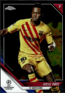 Ansu Fati FC Barcelona Topps UEFA Champions League Chrome 2021/22 #29