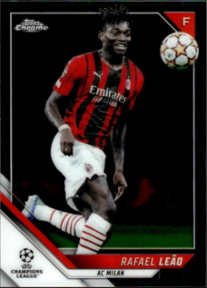 Rafael Leao A.C. Milan Topps UEFA Champions League Chrome 2021/22 #37