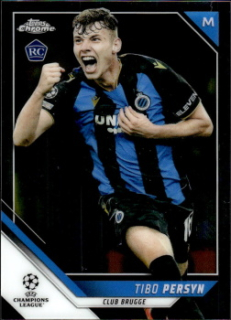 Tibo Persyn Club Brugge Topps UEFA Champions League Chrome 2021/22 #40