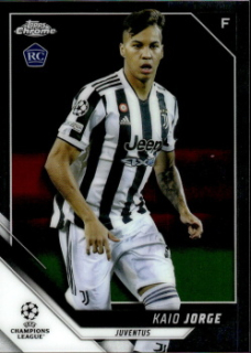 Kaio Jorge Juventus FC Topps UEFA Champions League Chrome 2021/22 #44