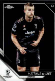 Matthijs de Ligt Juventus FC Topps UEFA Champions League Chrome 2021/22 #61