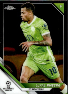 Lukas Nmecha VfL Wolfsburg Topps UEFA Champions League Chrome 2021/22 #66