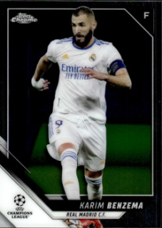 Karim Benzema Real Madrid Topps UEFA Champions League Chrome 2021/22 #79