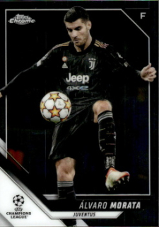 Alvaro Morata Juventus FC Topps UEFA Champions League Chrome 2021/22 #101