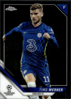Timo Werner Chelsea Topps UEFA Champions League Chrome 2021/22 #130